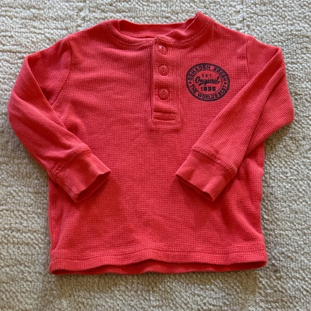 OshKosh B'gosh Bright Long Sleeve Henley